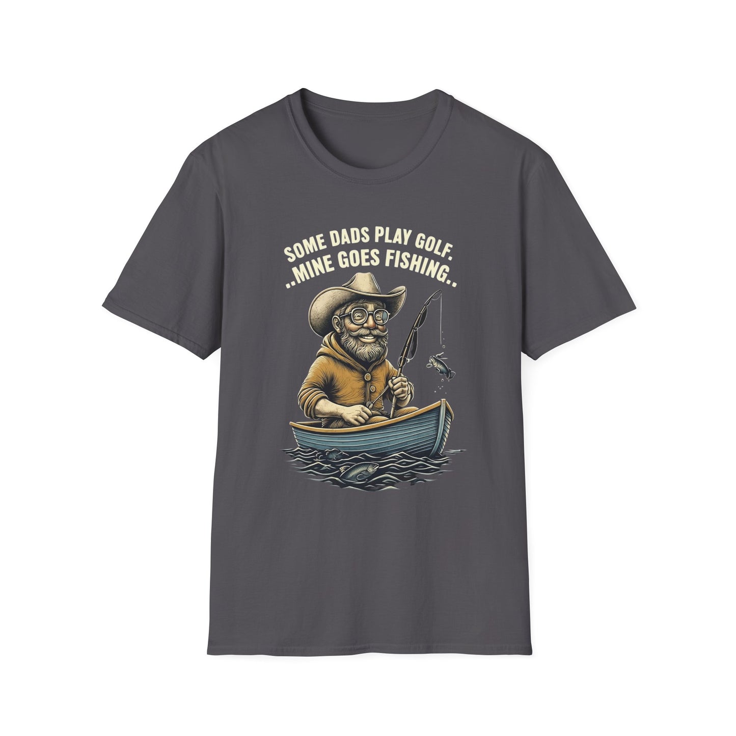 Fishing Dad T-Shirt | Funny Dad Shirt | Gift for Fishermen | Unisex Softstyle Tee | Outdoor Lover Apparel | Father's Day Gift