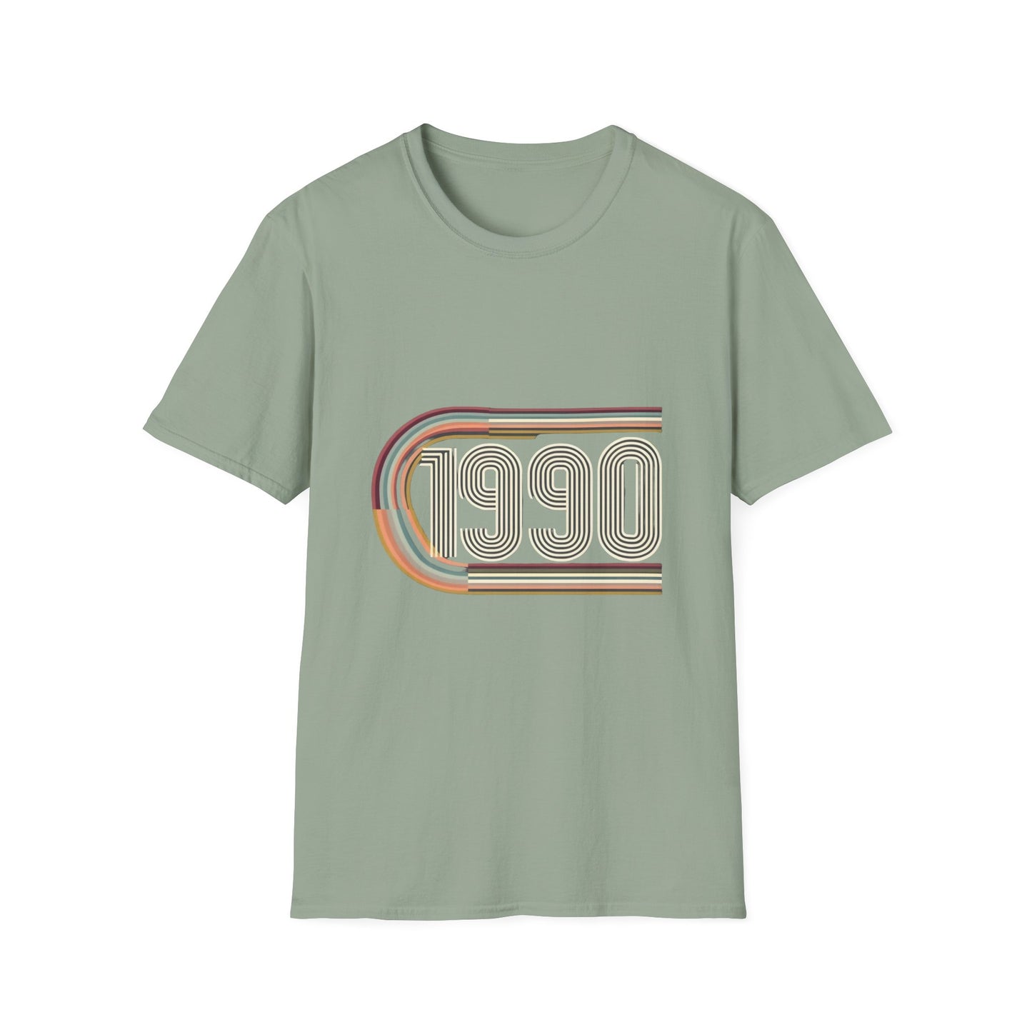Retro 1990 Unisex Softstyle T-Shirt | Vintage Style Tee, 90s Nostalgia Shirt, Gift for 90s Kids, Casual Wear, Birthday Present
