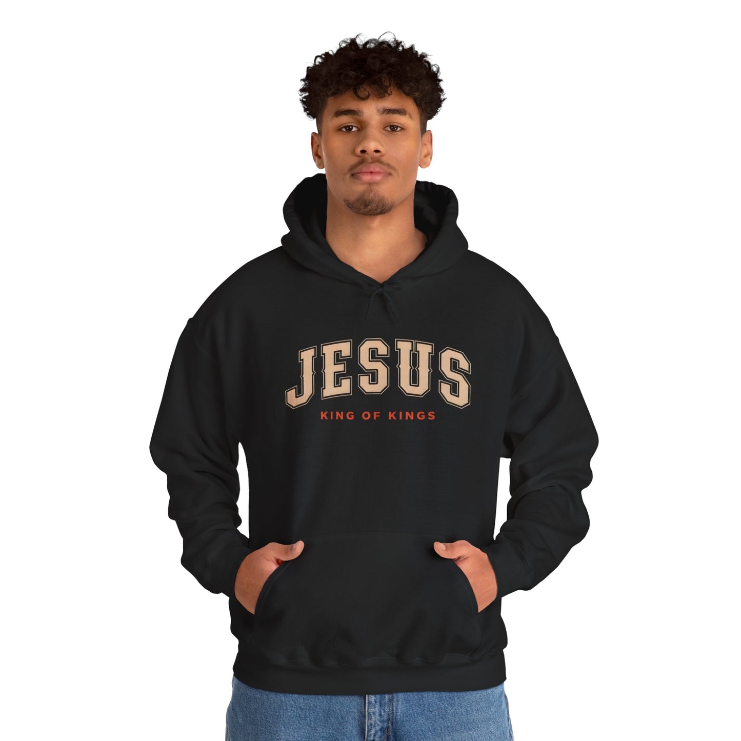 Faith-Inspired Unisex Hoodie - Jesus, King of Kings, Cozy Streetwear, Perfect Gift for Religious Occasions, Christian Apparel, [...]