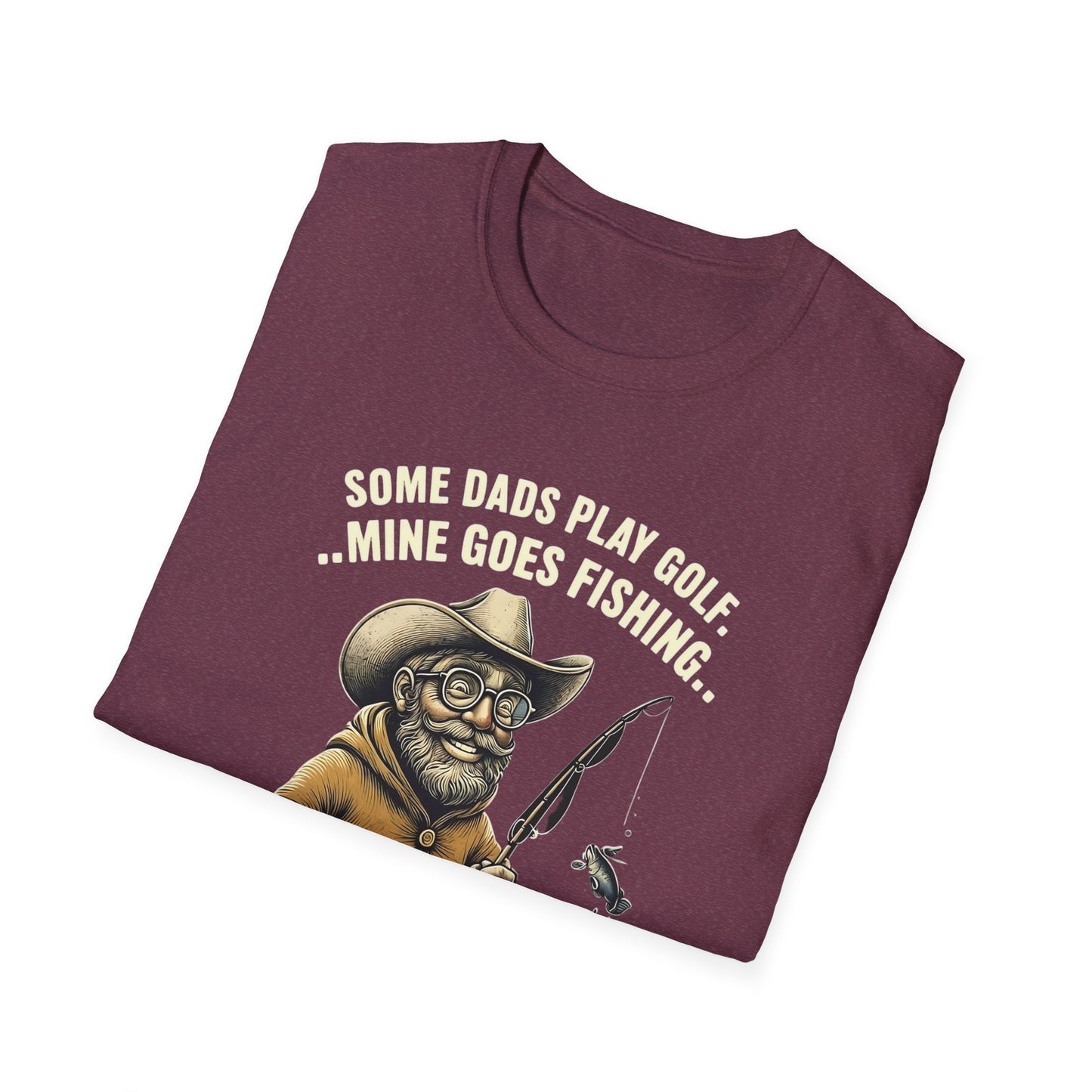 Fishing Dad T-Shirt | Funny Dad Shirt | Gift for Fishermen | Unisex Softstyle Tee | Outdoor Lover Apparel | Father's Day Gift