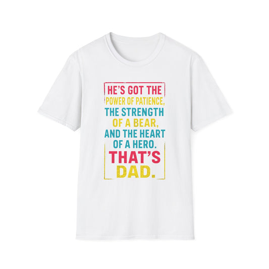 Dad Strength T-Shirt, Father's Day Gift, Unisex Tee, Gift for Dad, Birthday Gift, Dad Humor Shirt