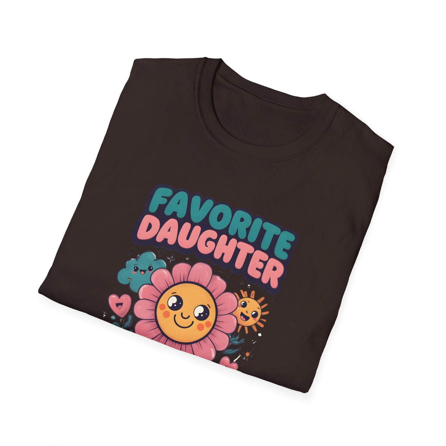 Favorite Daughter in Law Flower T-Shirt, Unisex Graphic Tee, Mother's Day Gift, Family Reunion Shirt, Cute Casual Wear, Spring Fashion