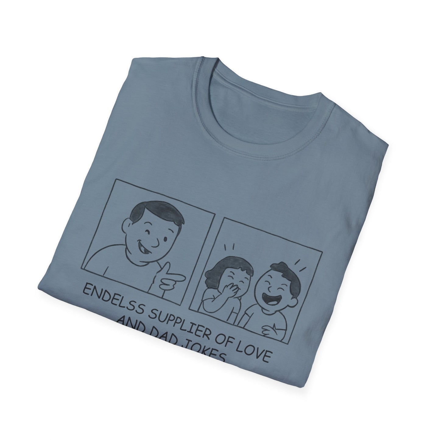 Endless Dad Jokes Unisex T-Shirt, Funny Gift for Dads, Family Reunion Shirt, Father's Day Tee, Humorous Casual Wear