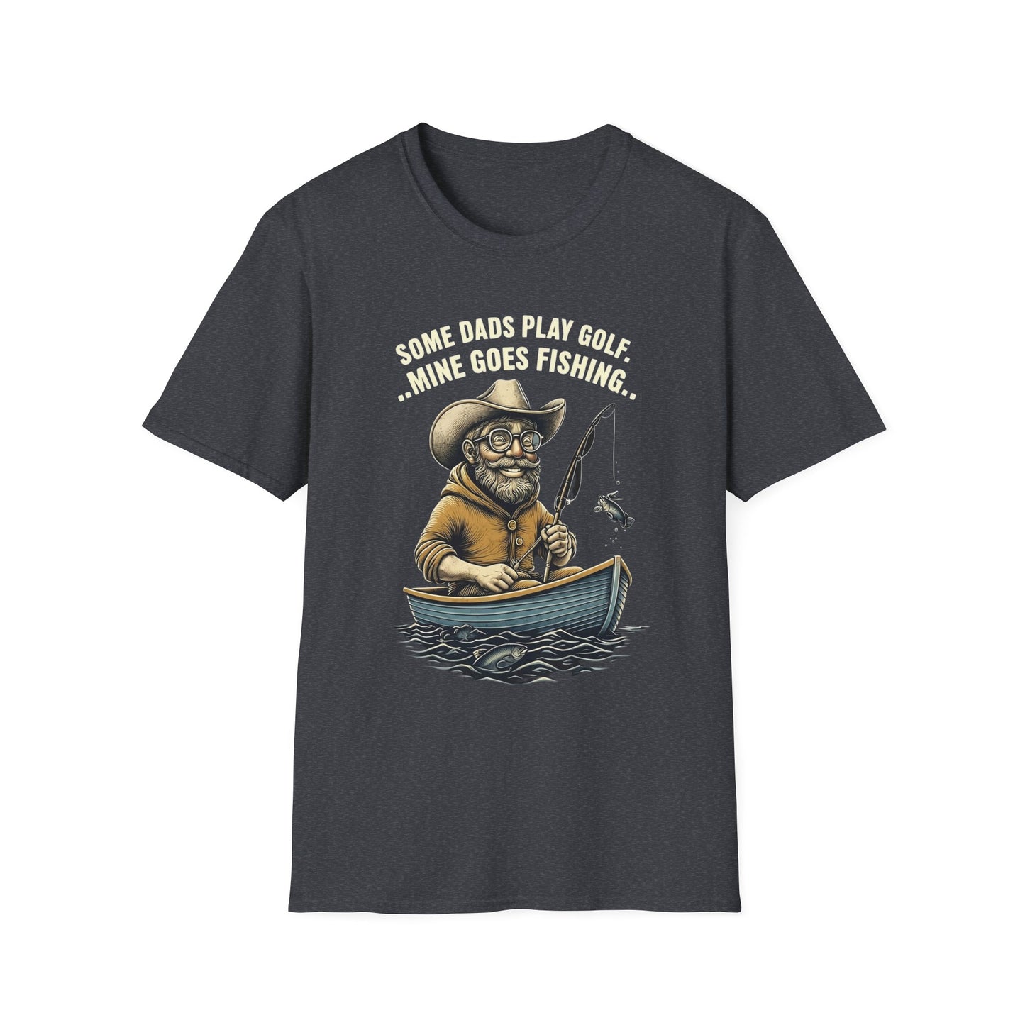 Fishing Dad T-Shirt | Funny Dad Shirt | Gift for Fishermen | Unisex Softstyle Tee | Outdoor Lover Apparel | Father's Day Gift