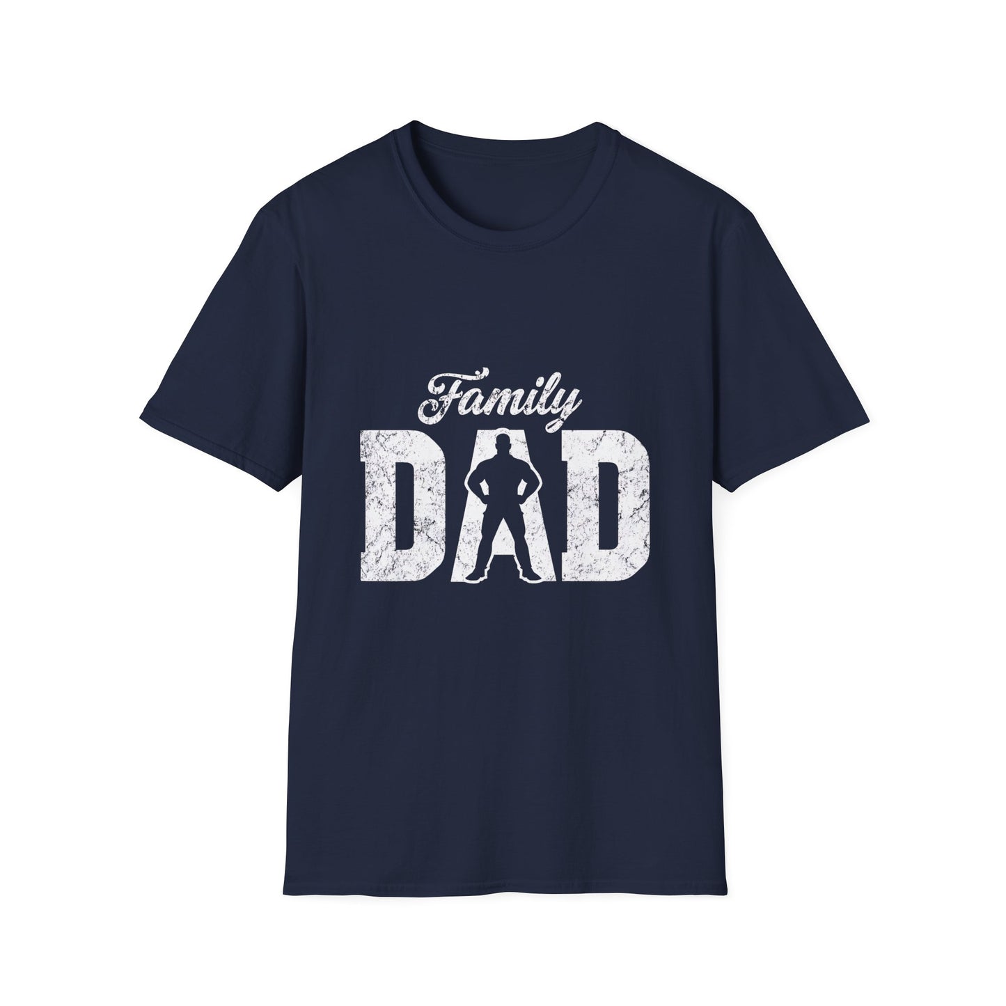 Family Dad Unisex Softstyle T-Shirt - Perfect Father's Day Gift, Dad Casual Wear, Family Reunion Outfits, Everyday Comfort