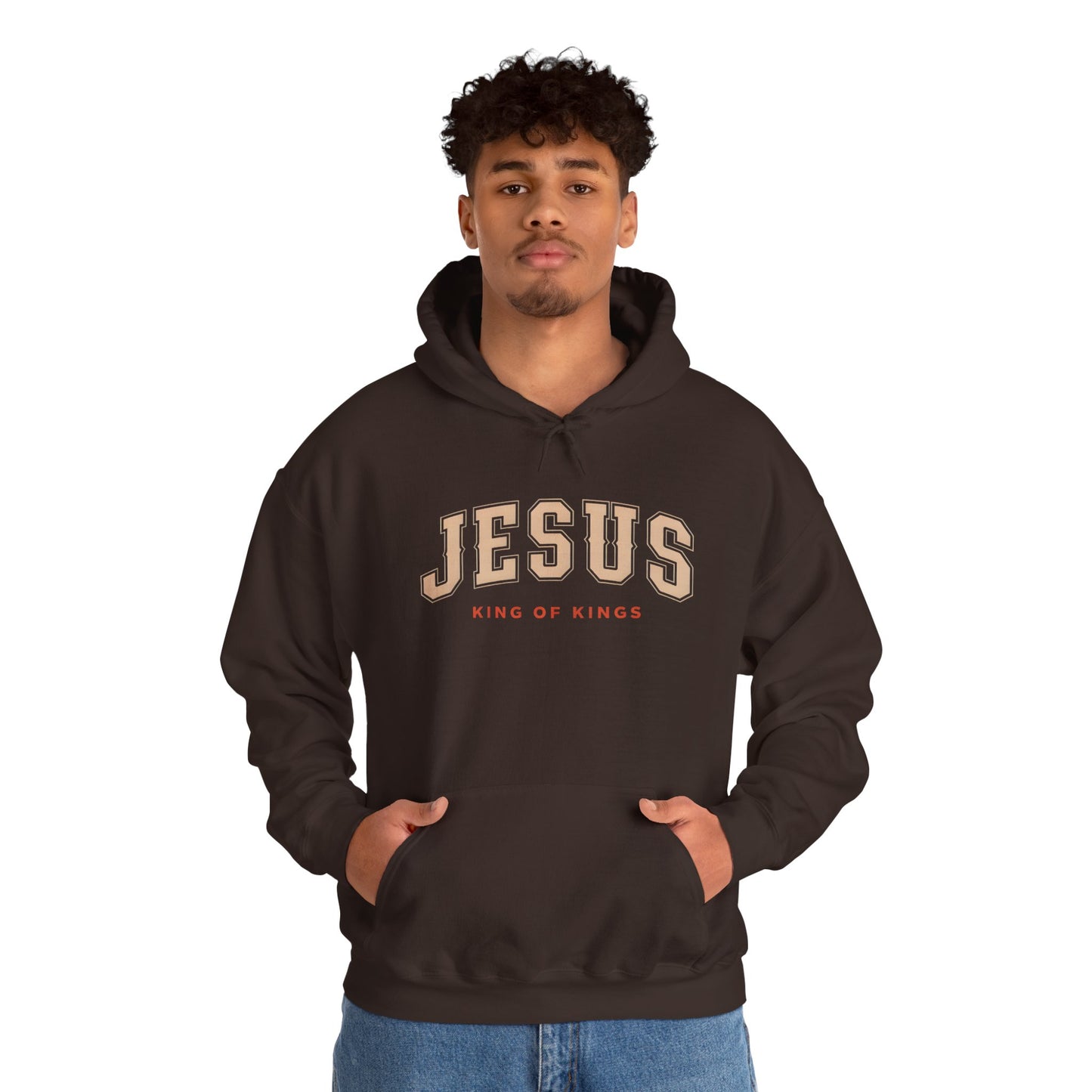 Faith-Inspired Unisex Hoodie - Jesus, King of Kings, Cozy Streetwear, Perfect Gift for Religious Occasions, Christian Apparel, [...]