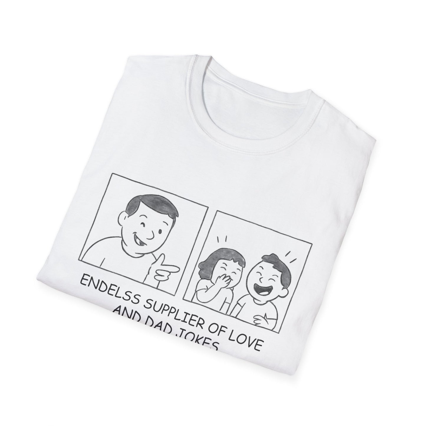 Endless Dad Jokes Unisex T-Shirt, Funny Gift for Dads, Family Reunion Shirt, Father's Day Tee, Humorous Casual Wear