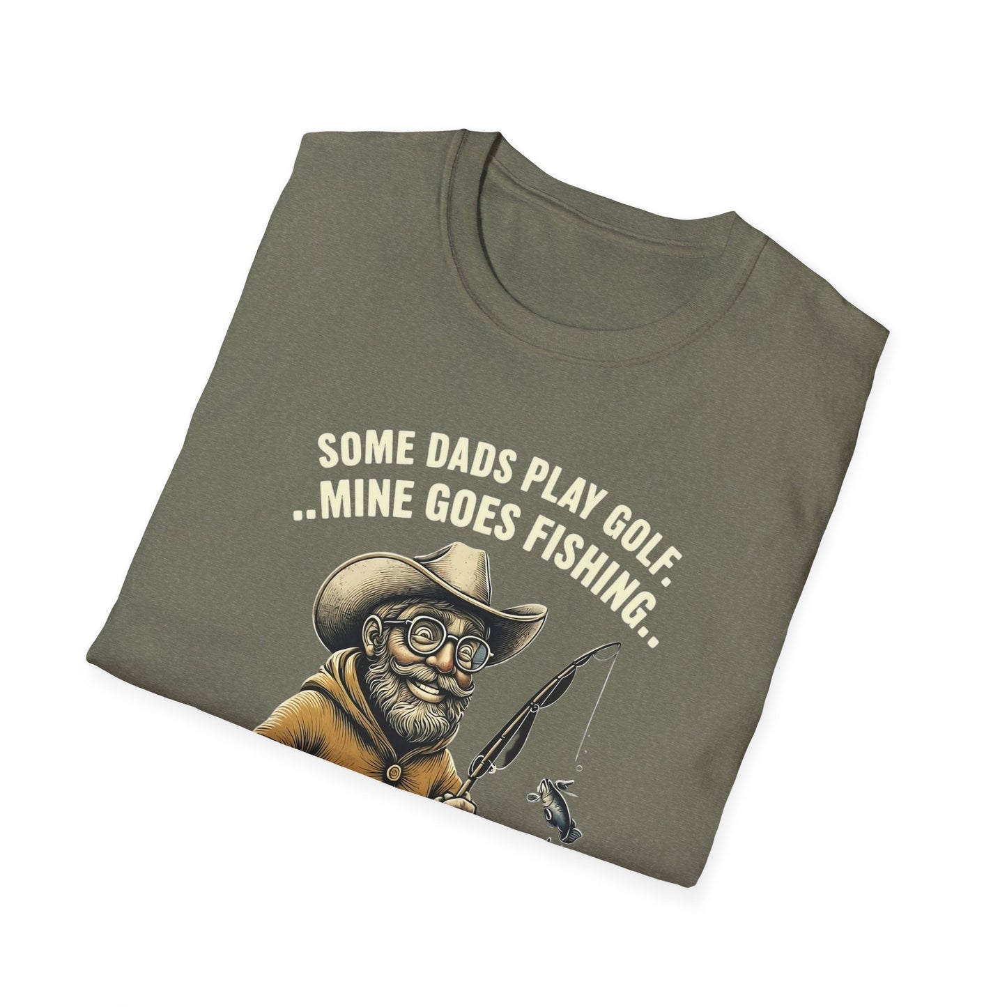 Fishing Dad T-Shirt | Funny Dad Shirt | Gift for Fishermen | Unisex Softstyle Tee | Outdoor Lover Apparel | Father's Day Gift