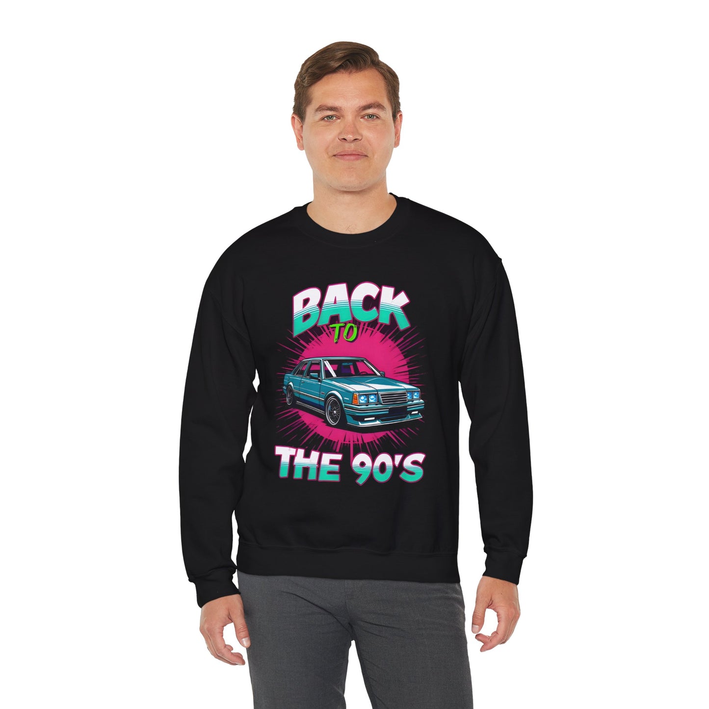 Retro 90's Crewneck Sweatshirt | Unisex Vintage Style, Nostalgic Fashion, Cozy Wardrobe Staple, Gift for 90's Lovers, Casual Every Day