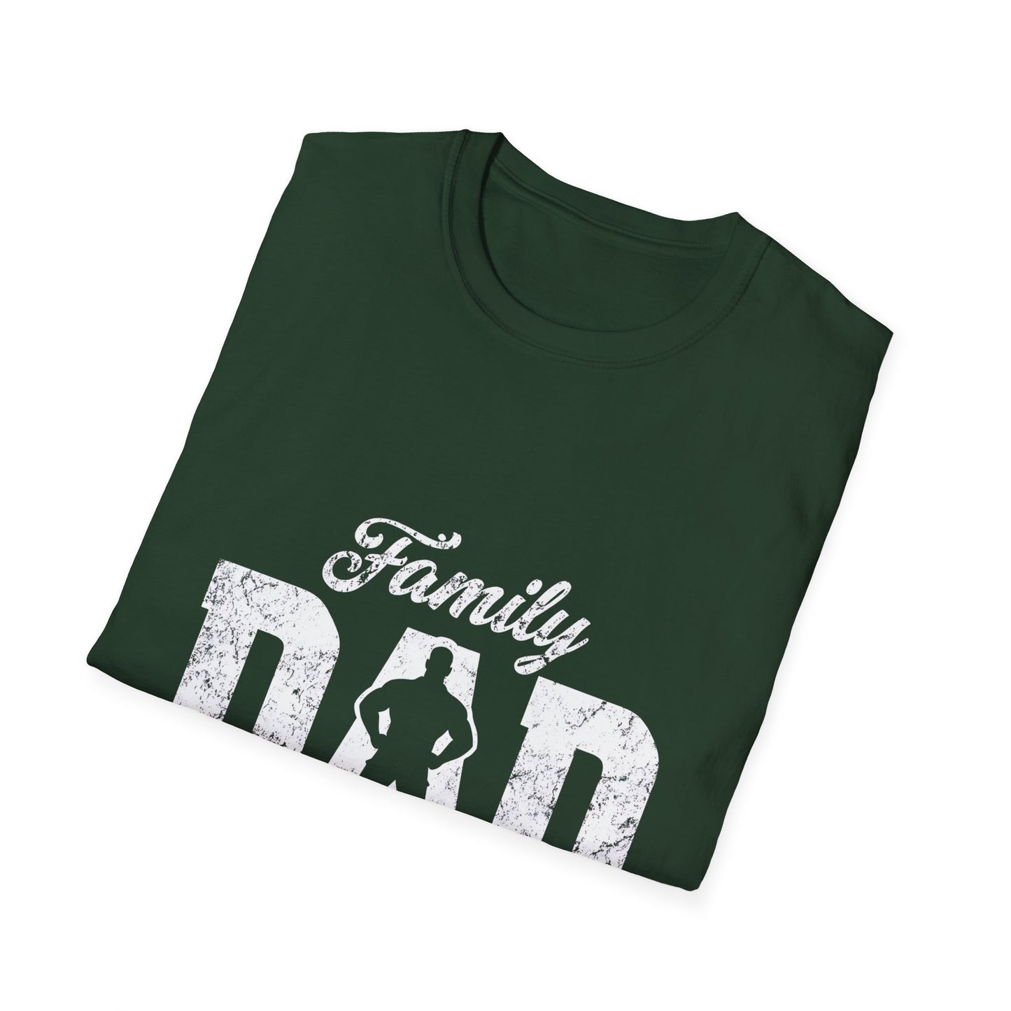 Family Dad Unisex Softstyle T-Shirt - Perfect Father's Day Gift, Dad Casual Wear, Family Reunion Outfits, Everyday Comfort