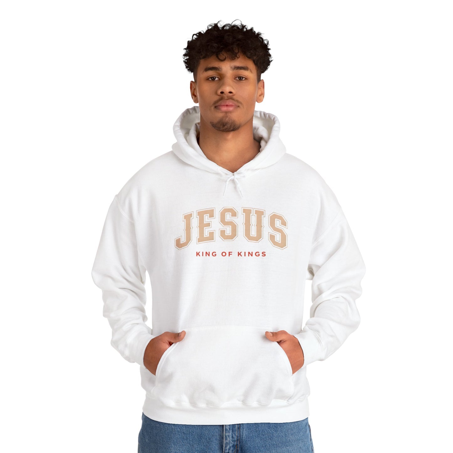 Faith-Inspired Unisex Hoodie - Jesus, King of Kings, Cozy Streetwear, Perfect Gift for Religious Occasions, Christian Apparel, [...]