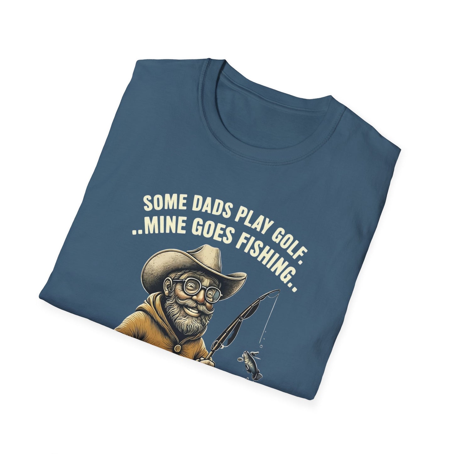 Fishing Dad T-Shirt | Funny Dad Shirt | Gift for Fishermen | Unisex Softstyle Tee | Outdoor Lover Apparel | Father's Day Gift