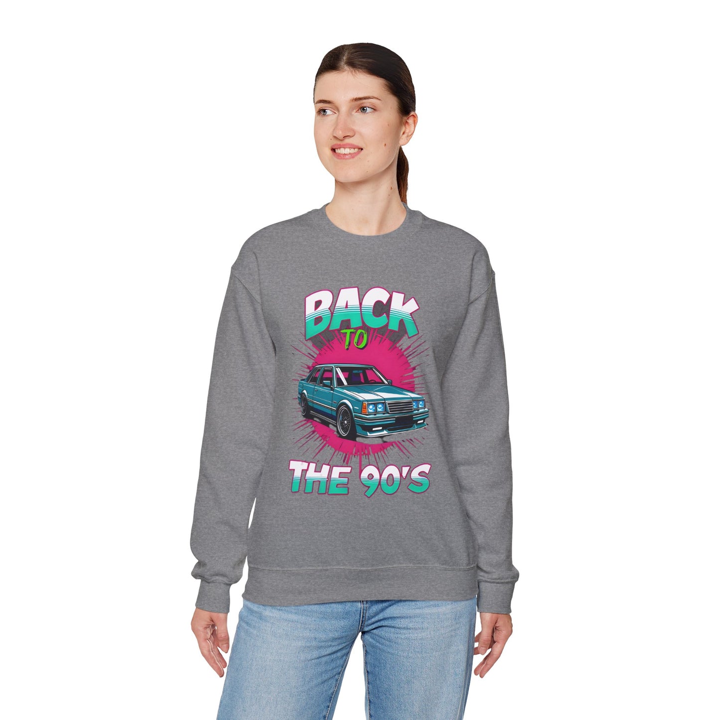 Retro 90's Crewneck Sweatshirt | Unisex Vintage Style, Nostalgic Fashion, Cozy Wardrobe Staple, Gift for 90's Lovers, Casual Every Day