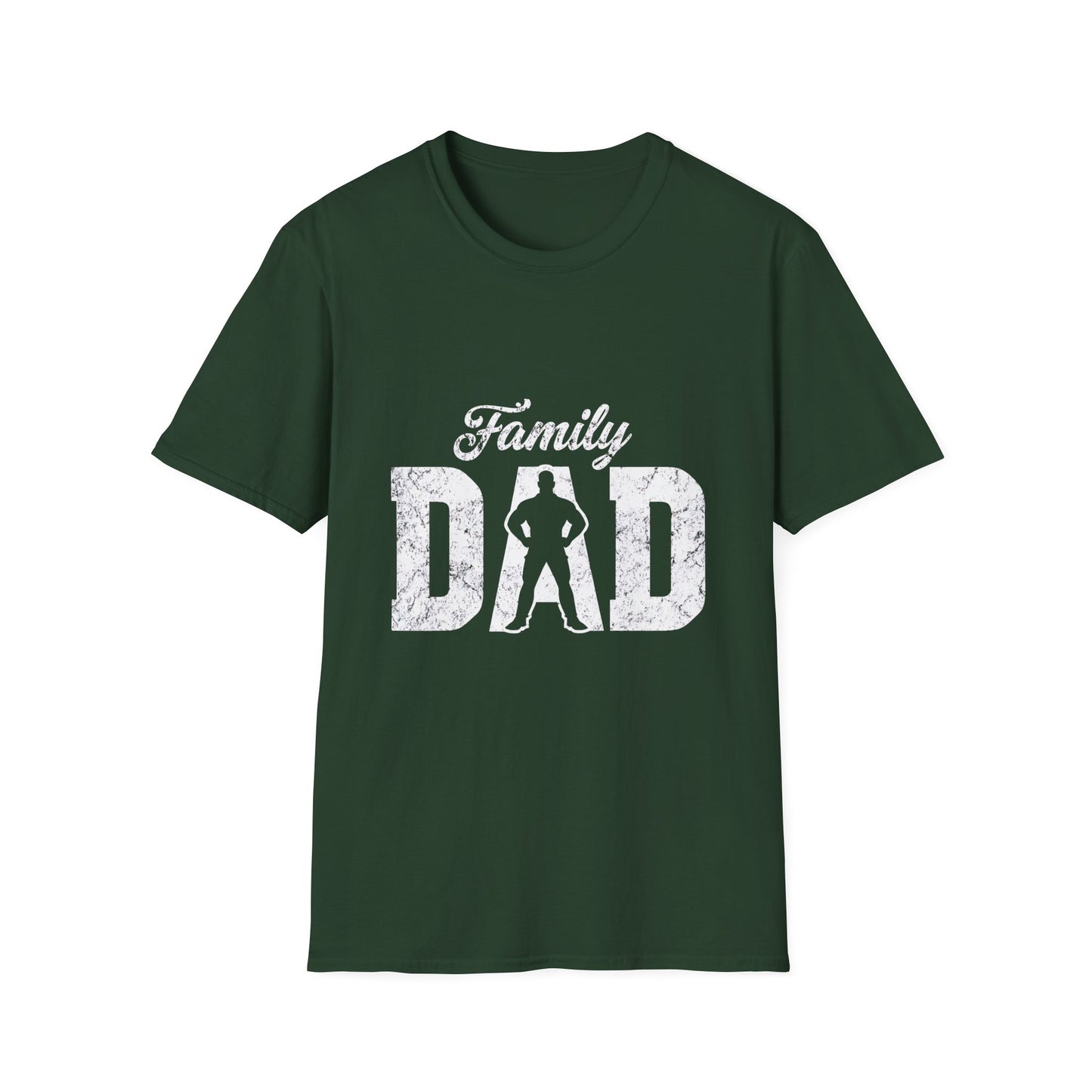 Family Dad Unisex Softstyle T-Shirt - Perfect Father's Day Gift, Dad Casual Wear, Family Reunion Outfits, Everyday Comfort