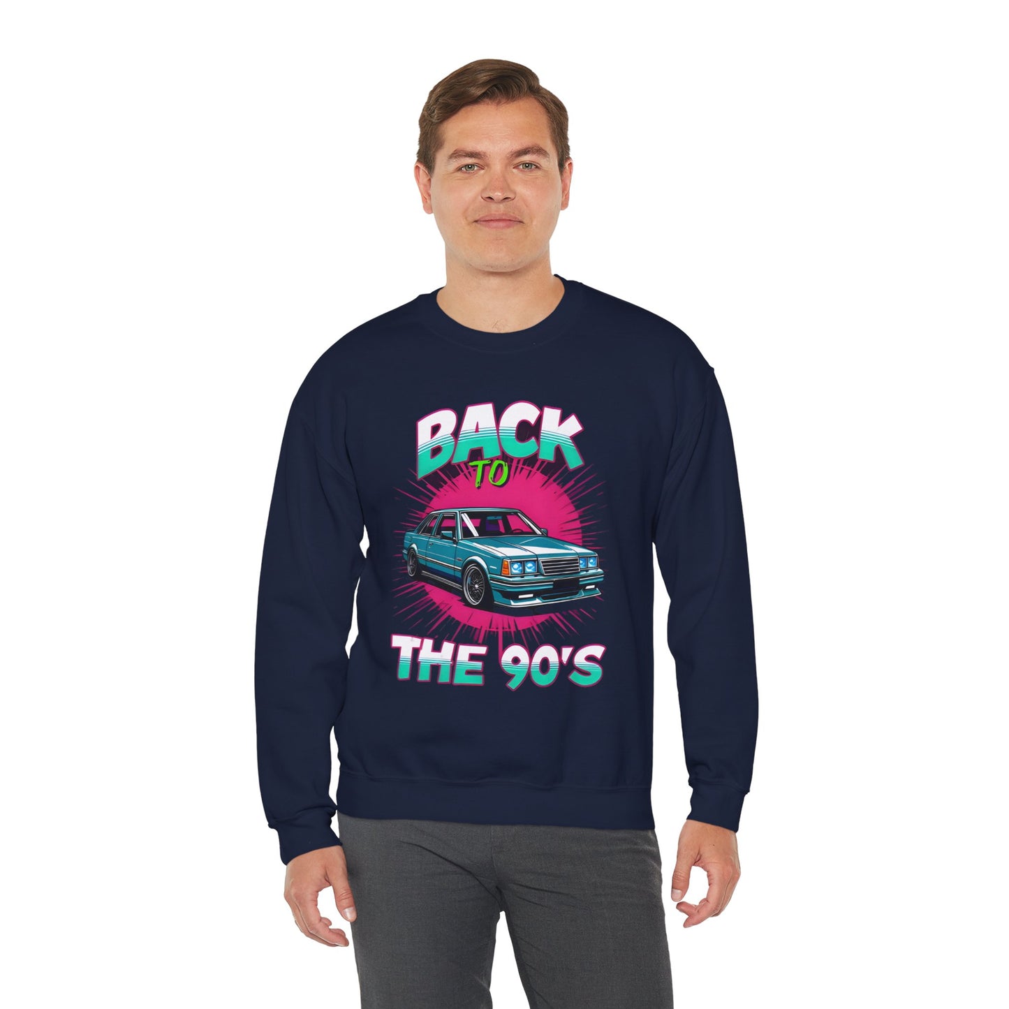 Retro 90's Crewneck Sweatshirt | Unisex Vintage Style, Nostalgic Fashion, Cozy Wardrobe Staple, Gift for 90's Lovers, Casual Every Day