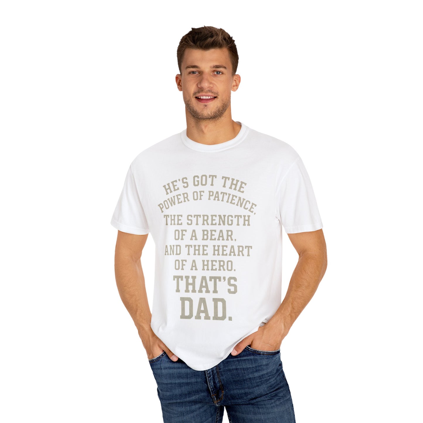 Dad Strength T-Shirt, Gift for Dad, Father's Day Shirt, Unisex Tee, Dad Apparel, Comfortable Casual Wear, Unique Father's Gift