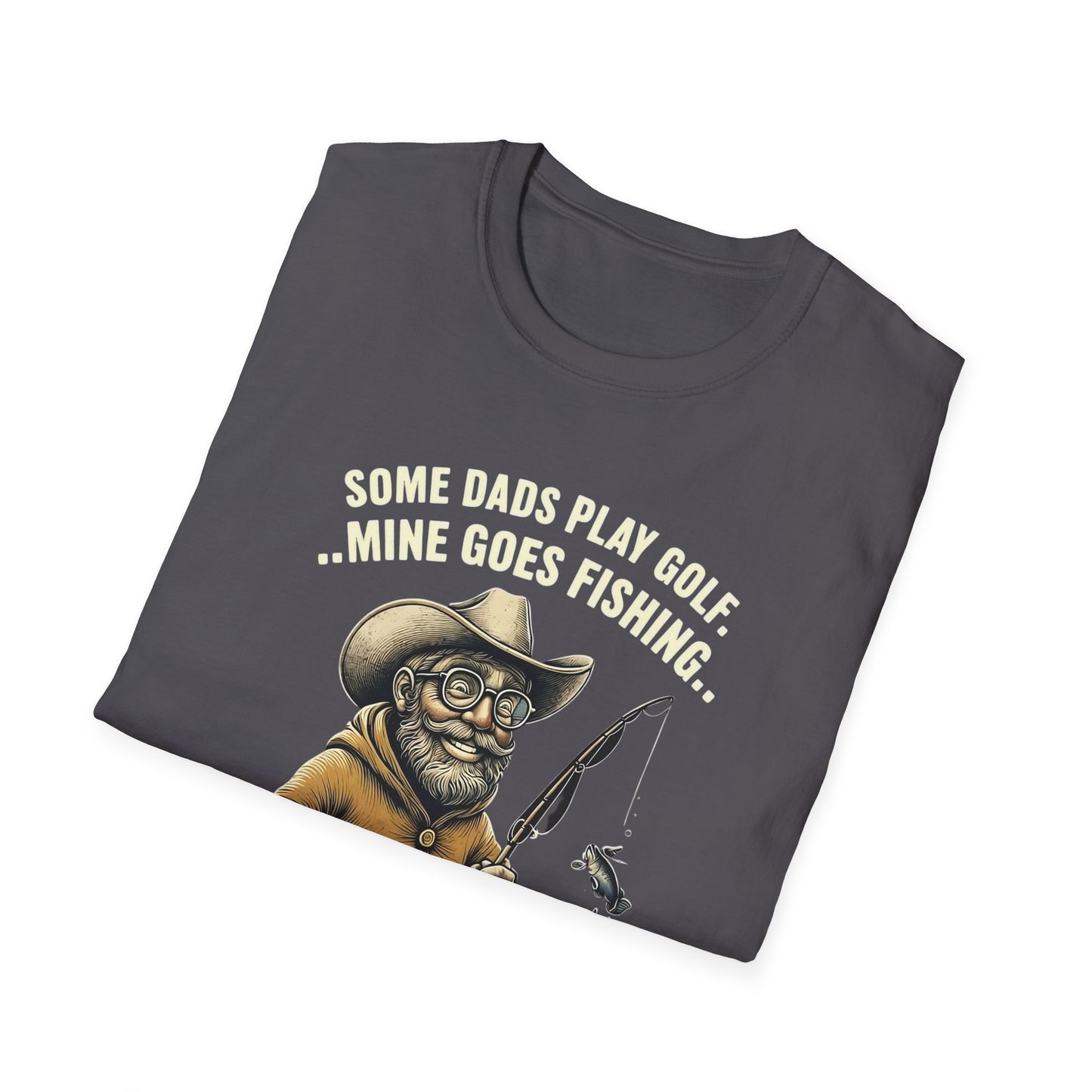 Fishing Dad T-Shirt | Funny Dad Shirt | Gift for Fishermen | Unisex Softstyle Tee | Outdoor Lover Apparel | Father's Day Gift