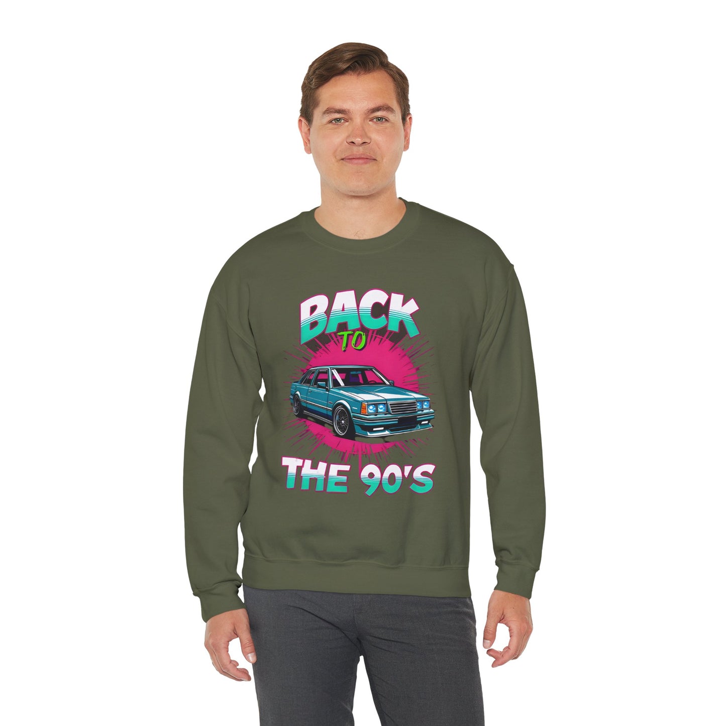 Retro 90's Crewneck Sweatshirt | Unisex Vintage Style, Nostalgic Fashion, Cozy Wardrobe Staple, Gift for 90's Lovers, Casual Every Day