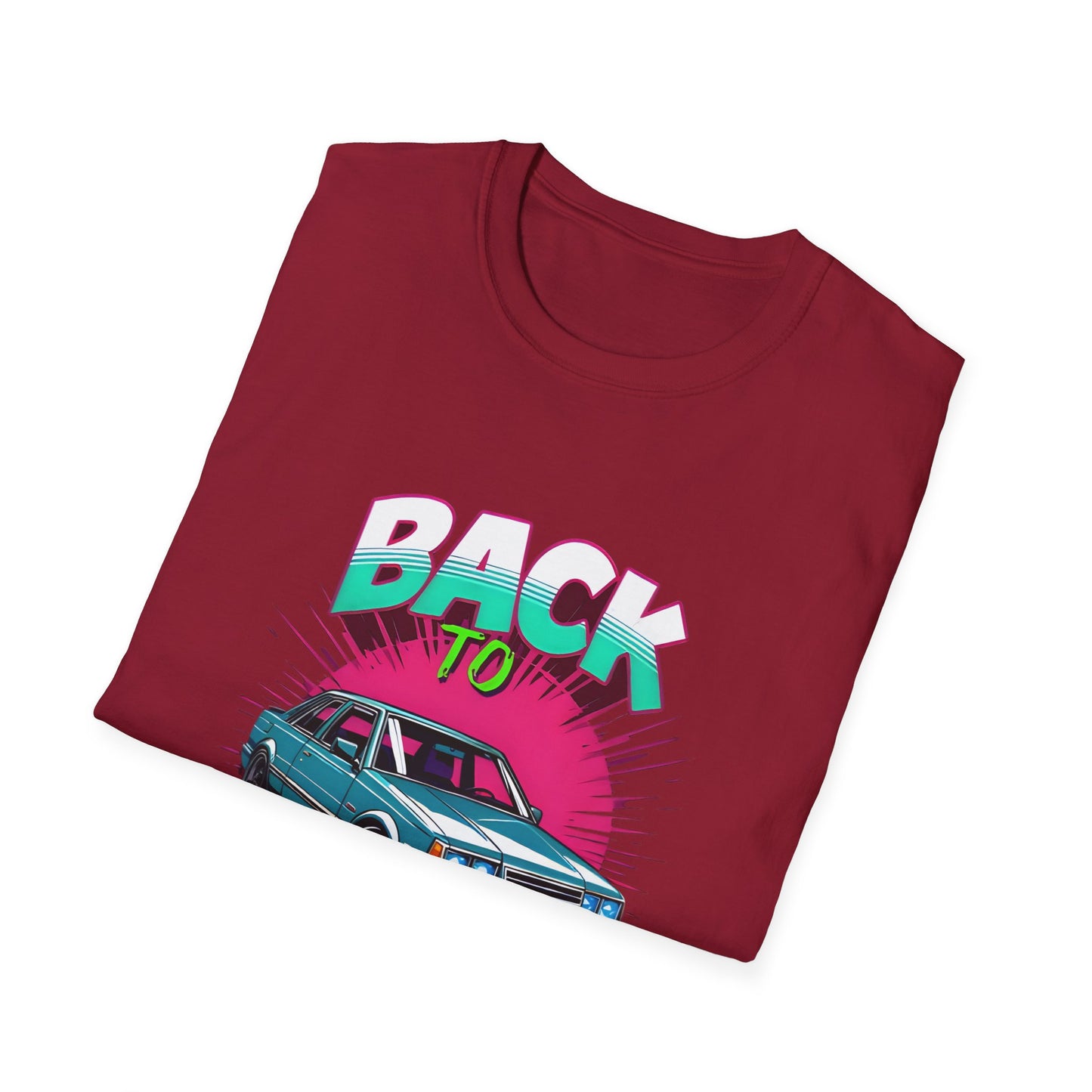 90s Retro Unisex Softstyle T-Shirt, Cool Vintage Car Tee, Nostalgic Graphic Shirt, Casual Gift for Car Lovers, Summer Fashion, Unisex Outfit