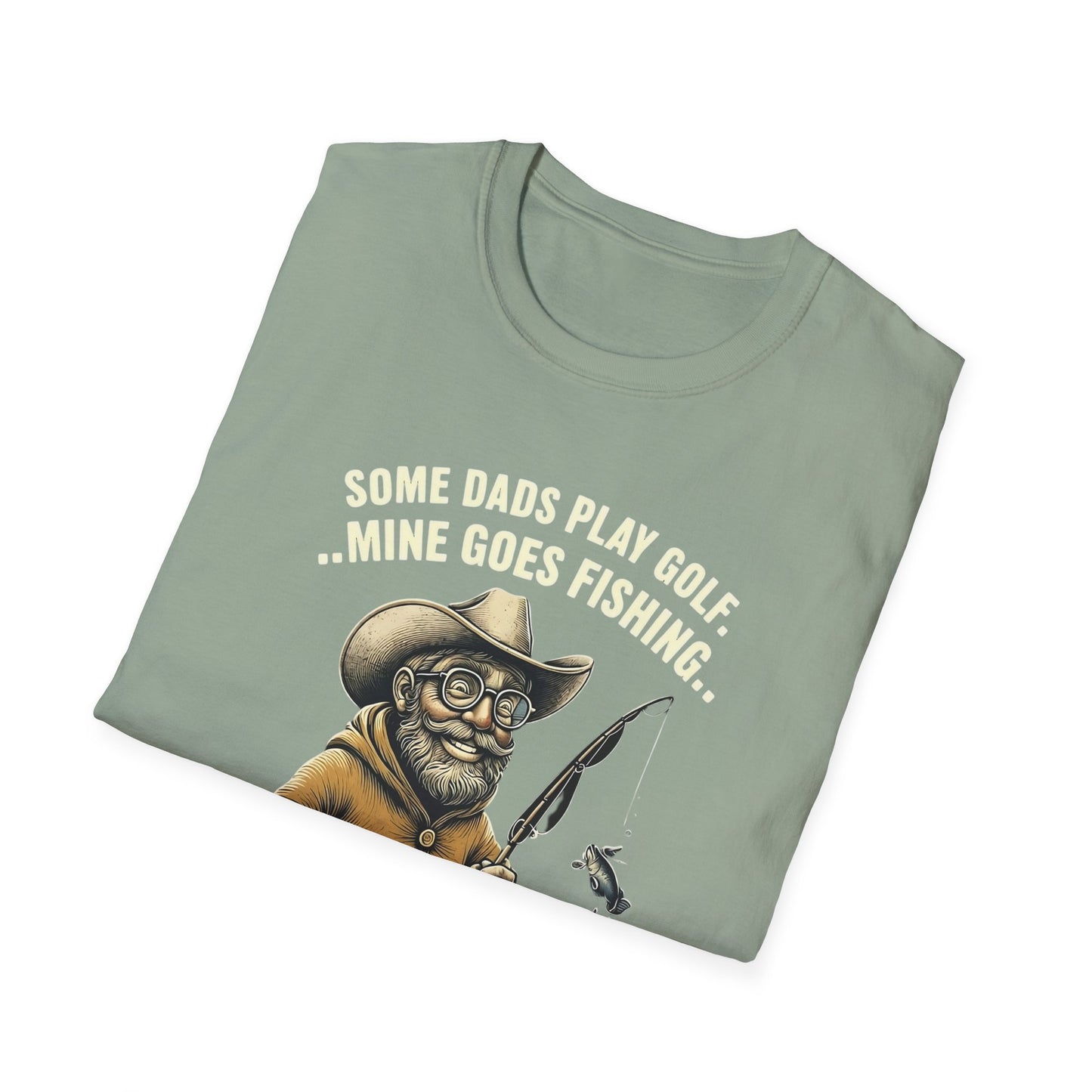 Fishing Dad T-Shirt | Funny Dad Shirt | Gift for Fishermen | Unisex Softstyle Tee | Outdoor Lover Apparel | Father's Day Gift