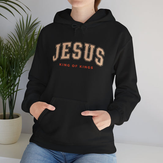 Faith-Inspired Unisex Hoodie - Jesus, King of Kings, Cozy Streetwear, Perfect Gift for Religious Occasions, Christian Apparel, [...]