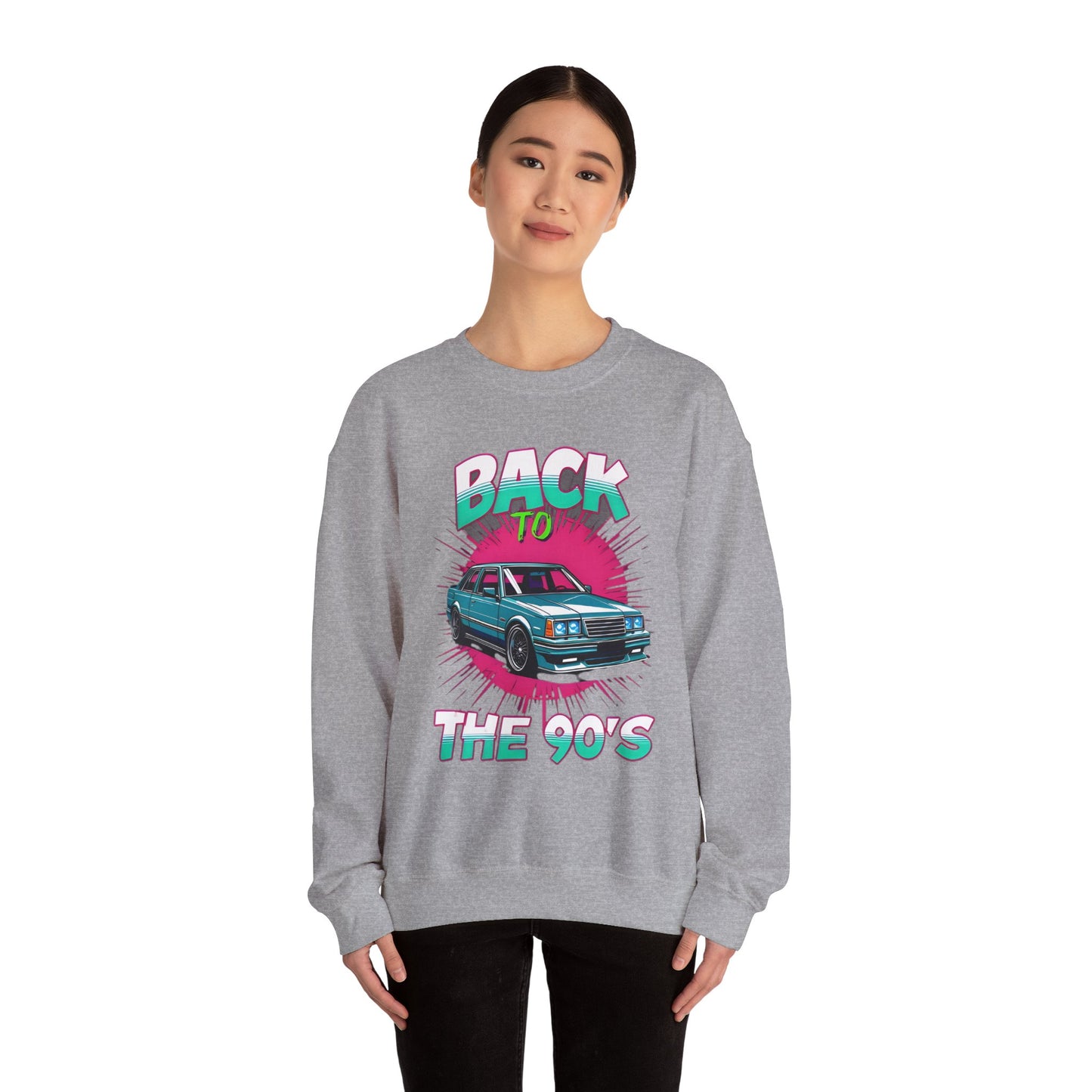 Retro 90's Crewneck Sweatshirt | Unisex Vintage Style, Nostalgic Fashion, Cozy Wardrobe Staple, Gift for 90's Lovers, Casual Every Day
