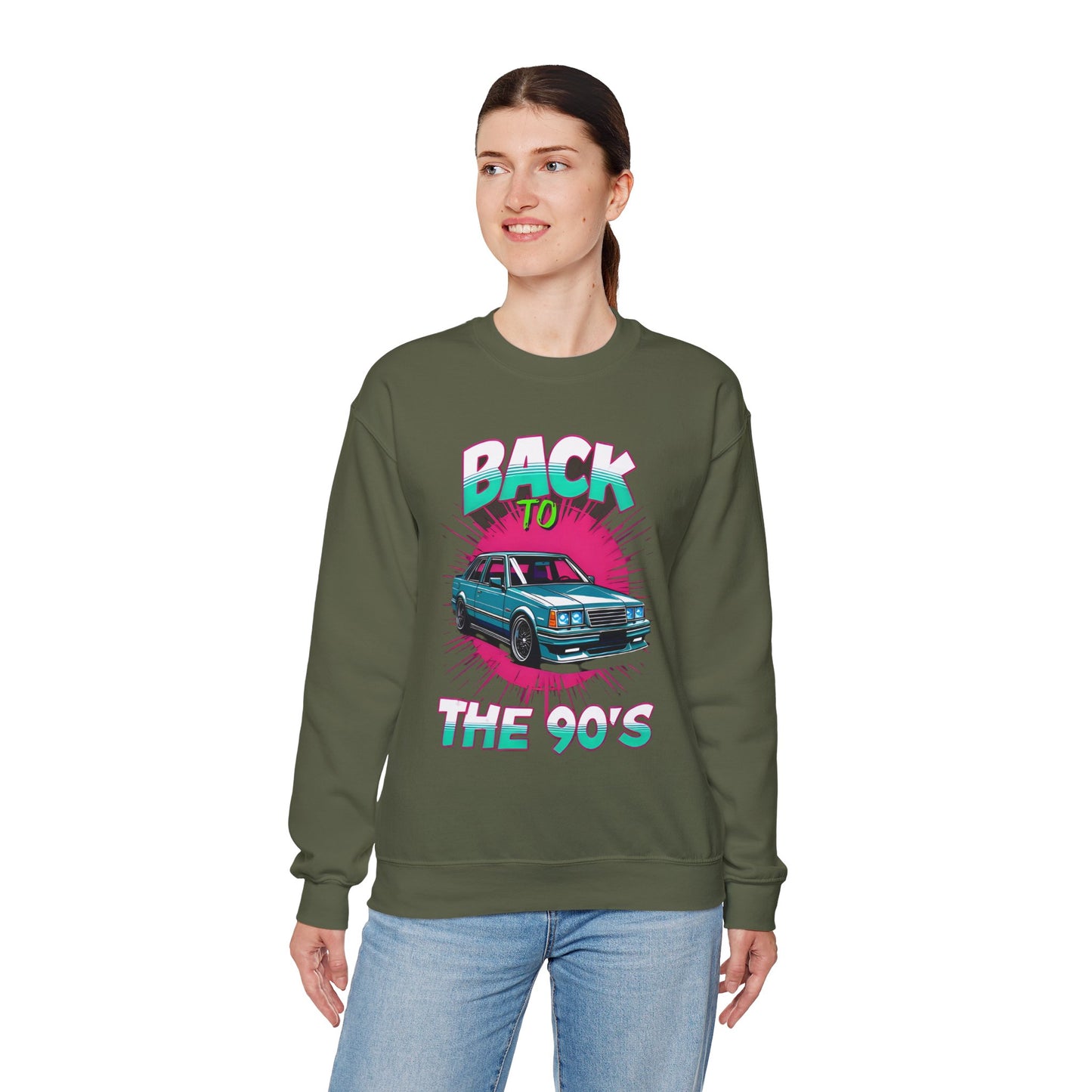 Retro 90's Crewneck Sweatshirt | Unisex Vintage Style, Nostalgic Fashion, Cozy Wardrobe Staple, Gift for 90's Lovers, Casual Every Day