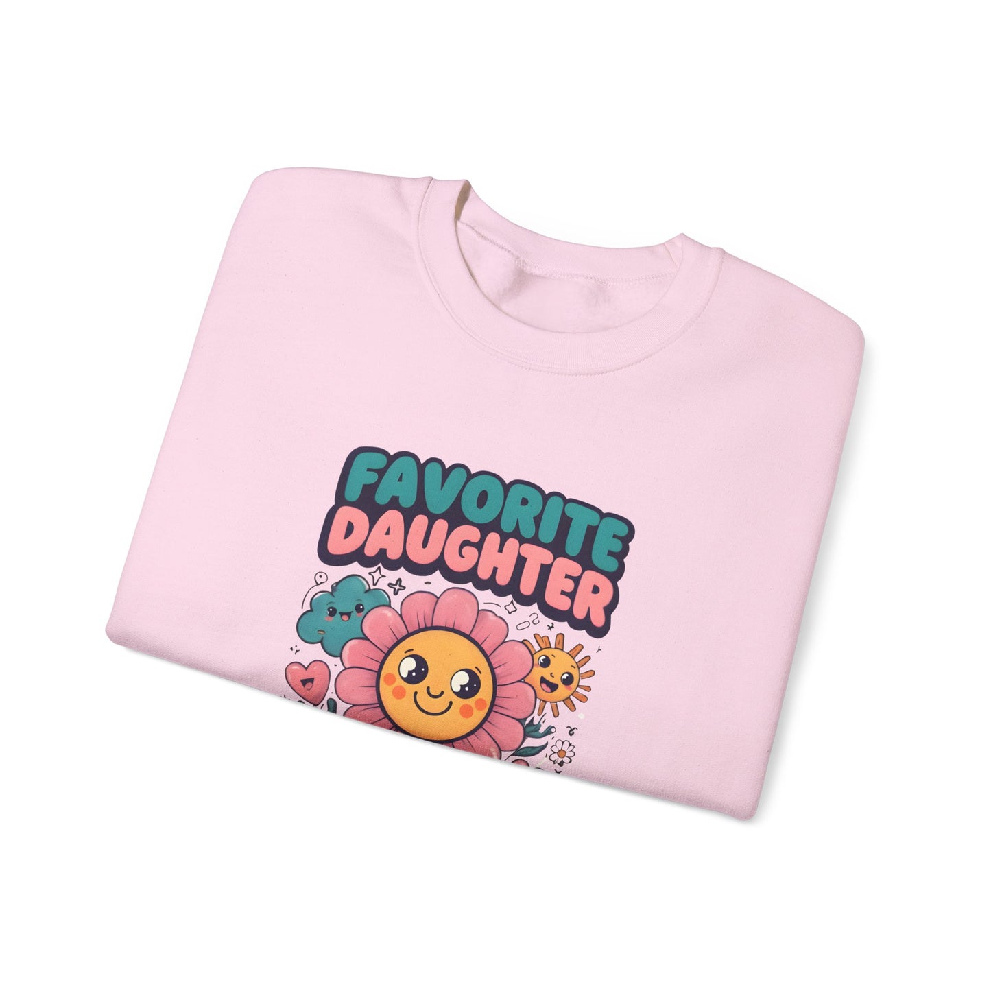 Favorite Daughter in Law Sweatshirt, Gift for Daughter in Law, Floral Crewneck, Cozy Sweatshirt, Birthday Gift, Mother’s Day Gift