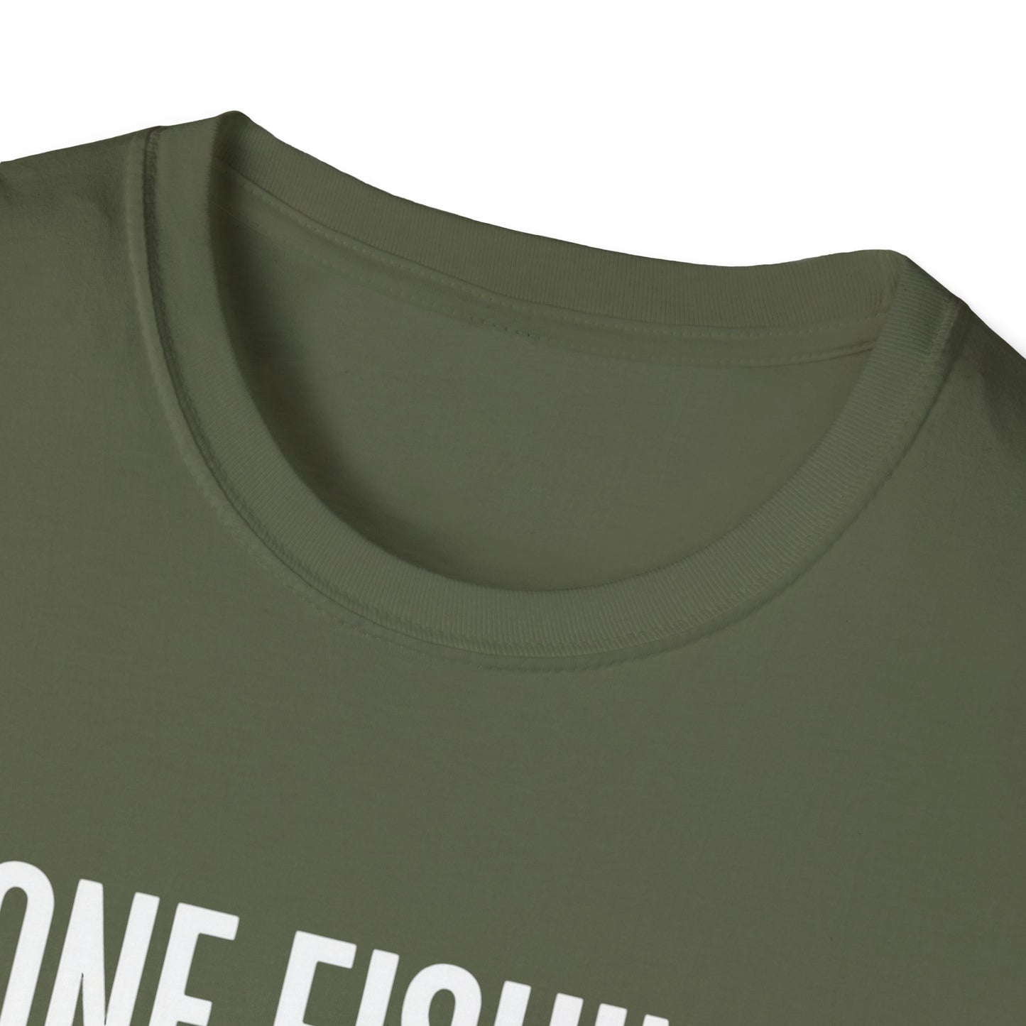 Gone Fishing Unisex Softstyle T-Shirt, Fun Fishing Tee, Outdoor Adventure Shirt, Gift for Fisherman, Casual Travel Wear