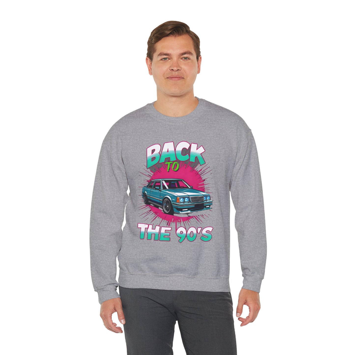 Retro 90's Crewneck Sweatshirt | Unisex Vintage Style, Nostalgic Fashion, Cozy Wardrobe Staple, Gift for 90's Lovers, Casual Every Day