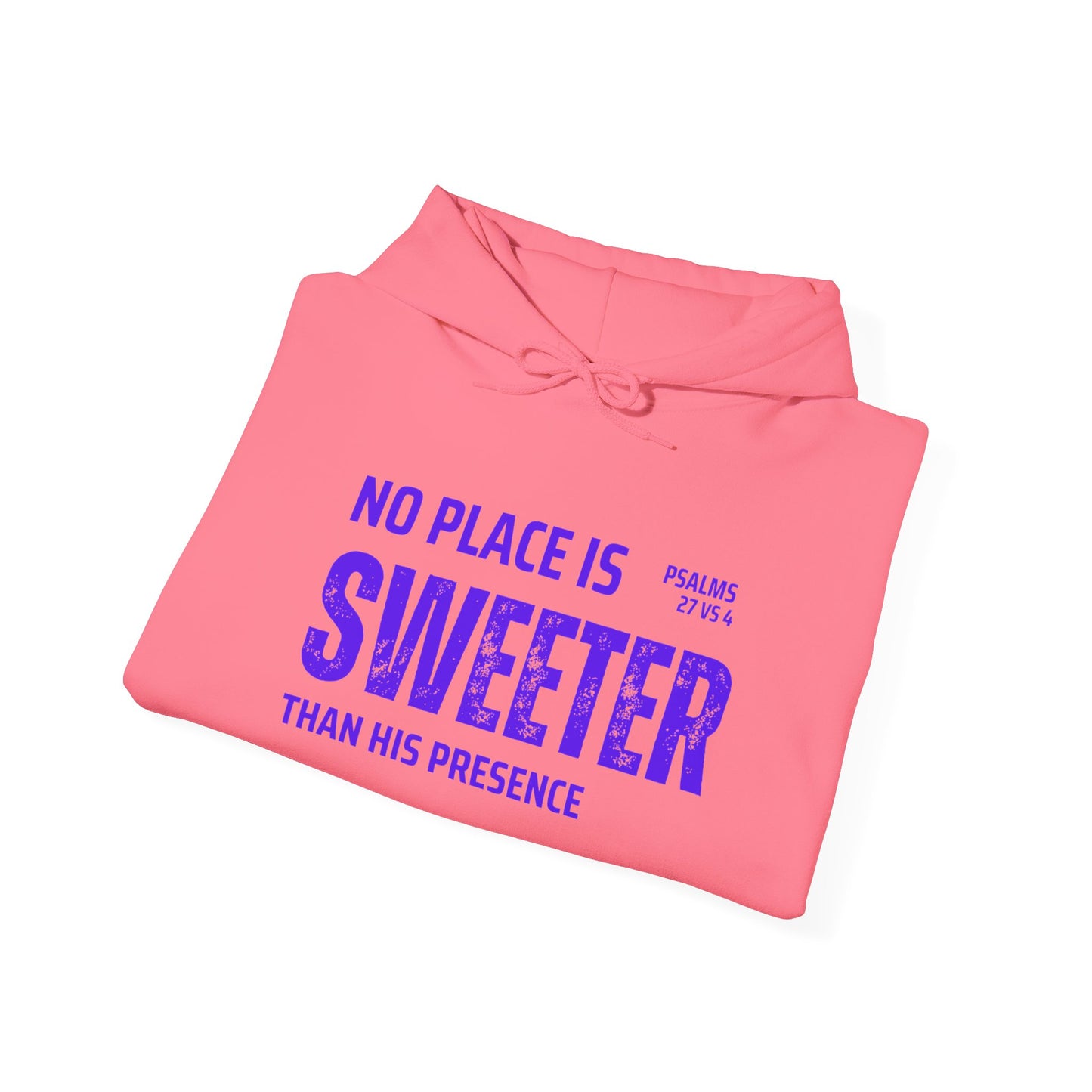 No Place is Sweeter Hoodie: Cozy Christian Sweatshirt, Gift for Believers, Bible Verse Apparel, Church Wear, Inspirational Hoodie