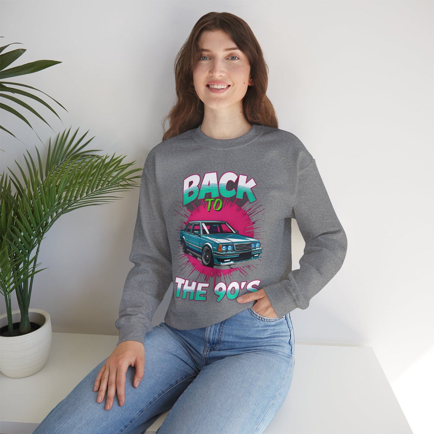Retro 90's Crewneck Sweatshirt | Unisex Vintage Style, Nostalgic Fashion, Cozy Wardrobe Staple, Gift for 90's Lovers, Casual Every Day