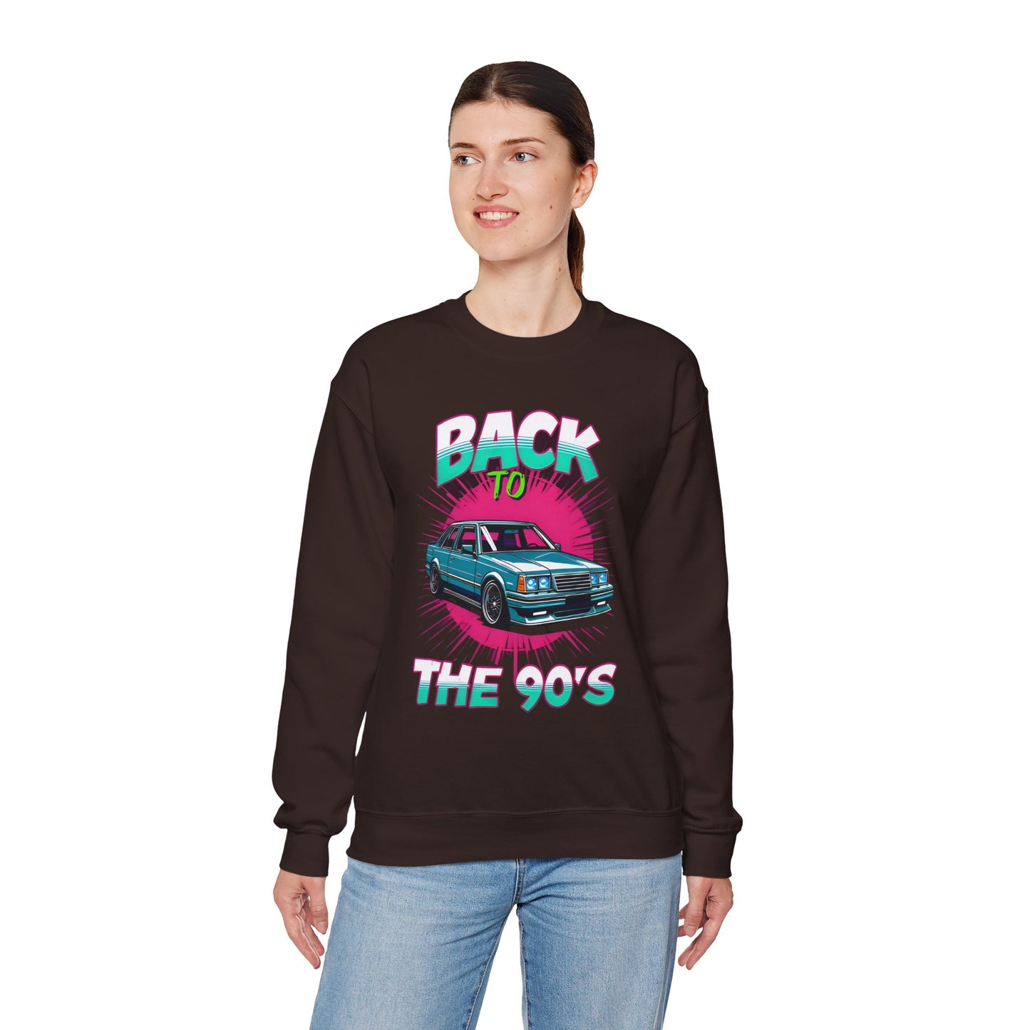 Retro 90's Crewneck Sweatshirt | Unisex Vintage Style, Nostalgic Fashion, Cozy Wardrobe Staple, Gift for 90's Lovers, Casual Every Day