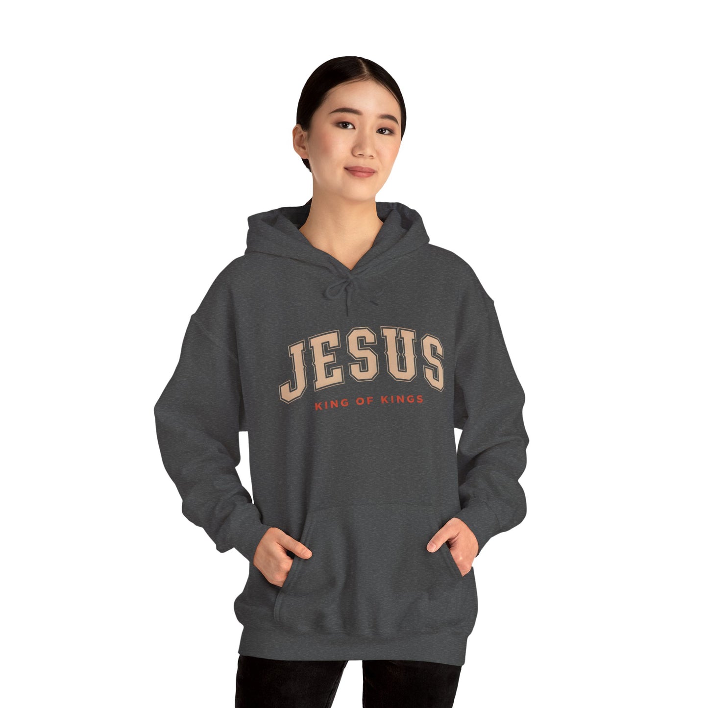 Faith-Inspired Unisex Hoodie - Jesus, King of Kings, Cozy Streetwear, Perfect Gift for Religious Occasions, Christian Apparel, [...]
