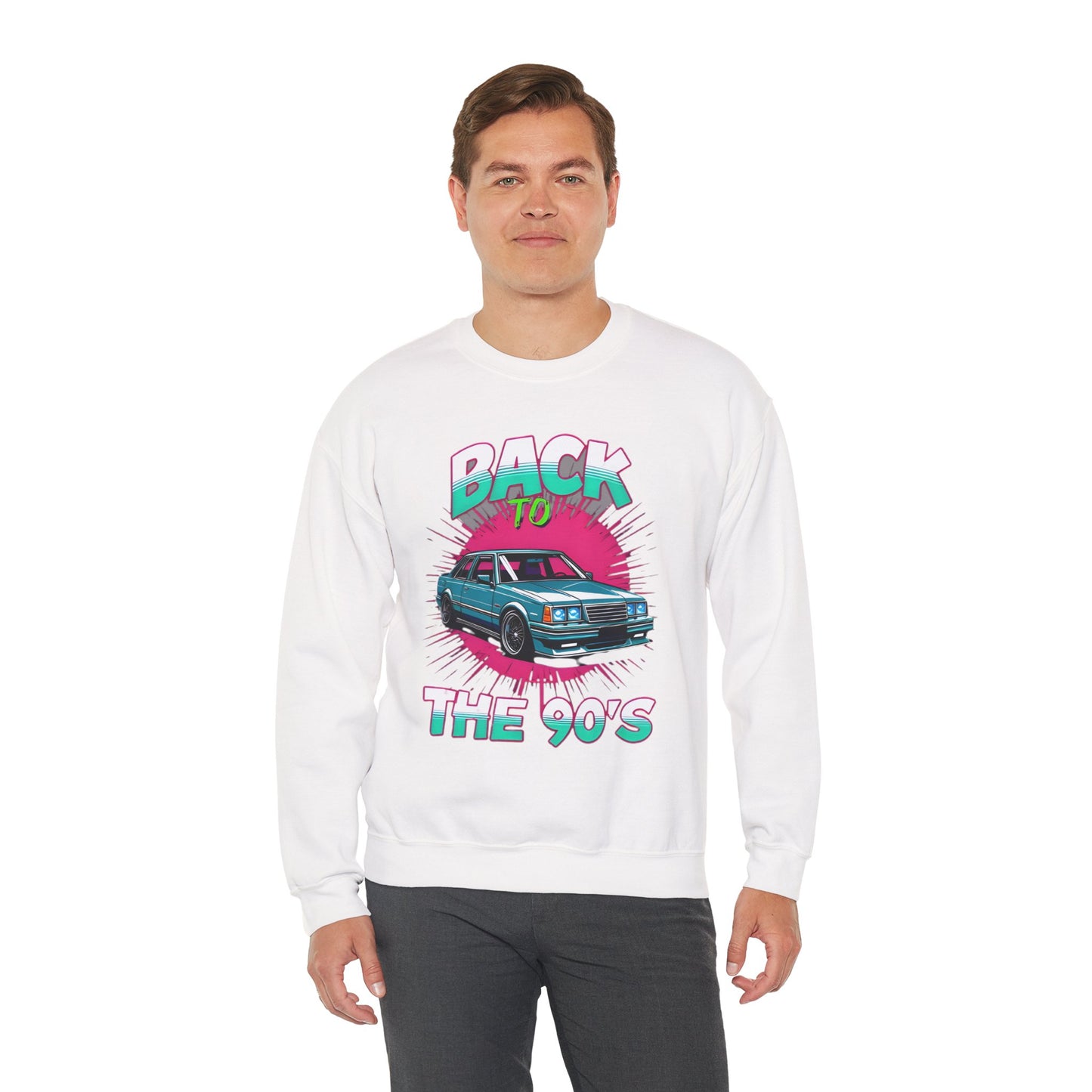 Retro 90's Crewneck Sweatshirt | Unisex Vintage Style, Nostalgic Fashion, Cozy Wardrobe Staple, Gift for 90's Lovers, Casual Every Day