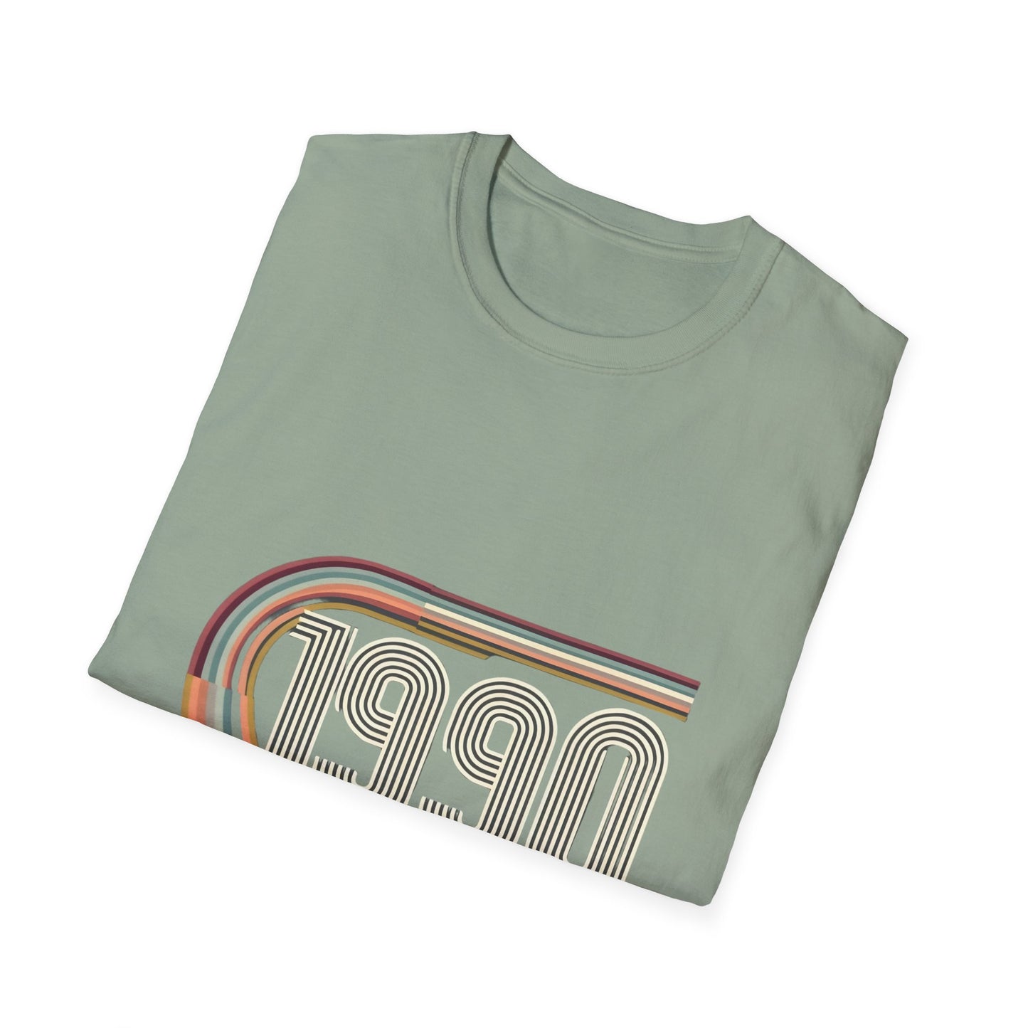 Retro 1990 Unisex Softstyle T-Shirt | Vintage Style Tee, 90s Nostalgia Shirt, Gift for 90s Kids, Casual Wear, Birthday Present