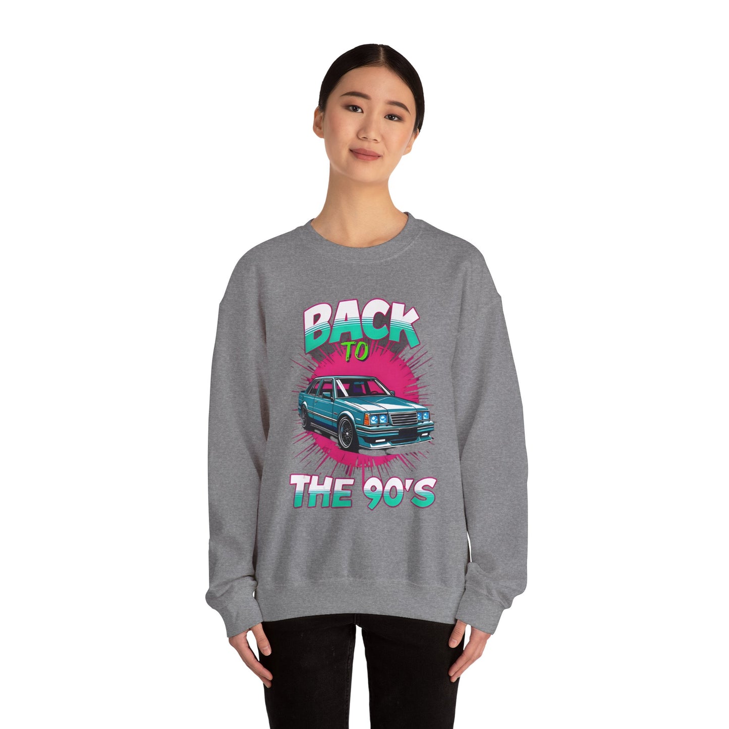 Retro 90's Crewneck Sweatshirt | Unisex Vintage Style, Nostalgic Fashion, Cozy Wardrobe Staple, Gift for 90's Lovers, Casual Every Day