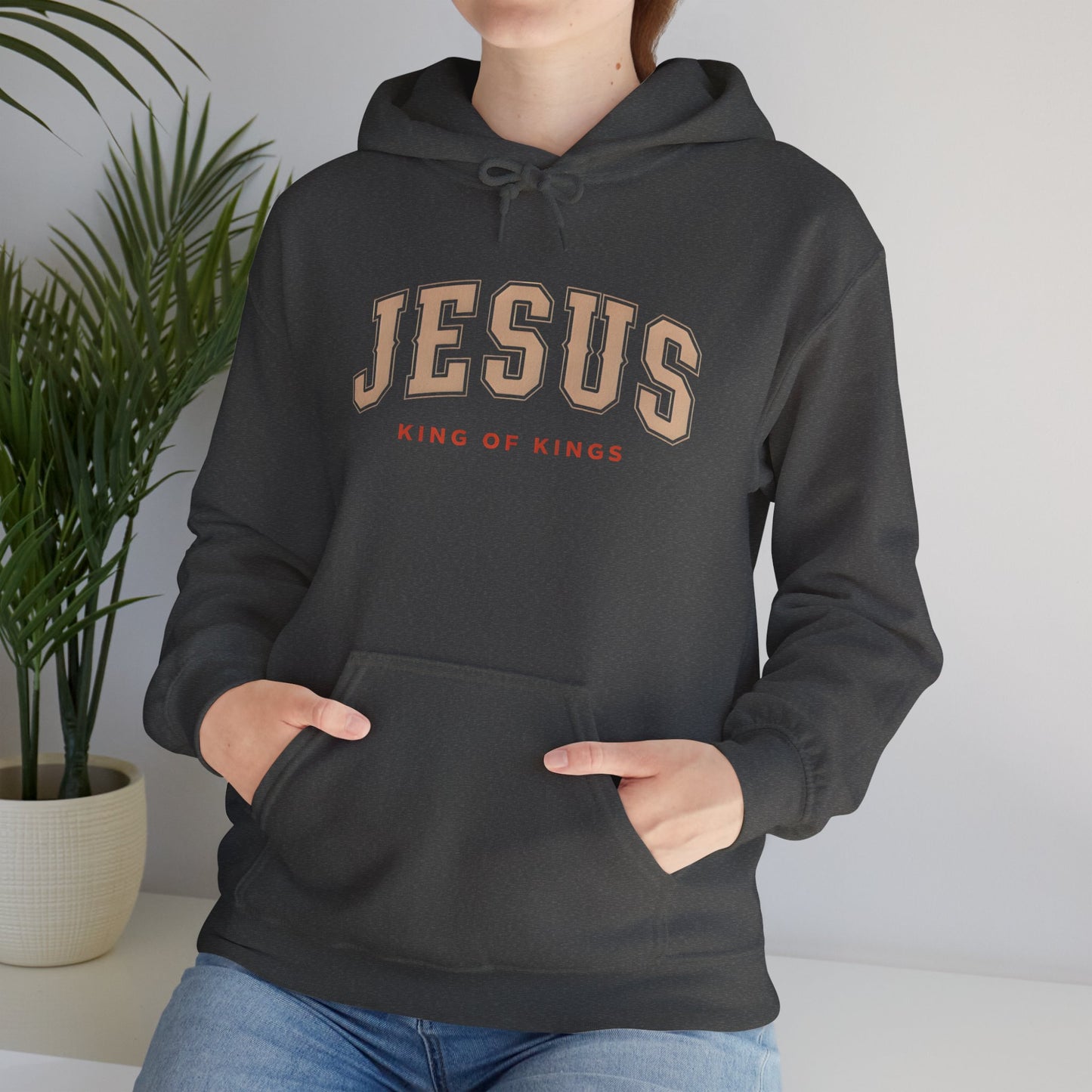 Faith-Inspired Unisex Hoodie - Jesus, King of Kings, Cozy Streetwear, Perfect Gift for Religious Occasions, Christian Apparel, [...]
