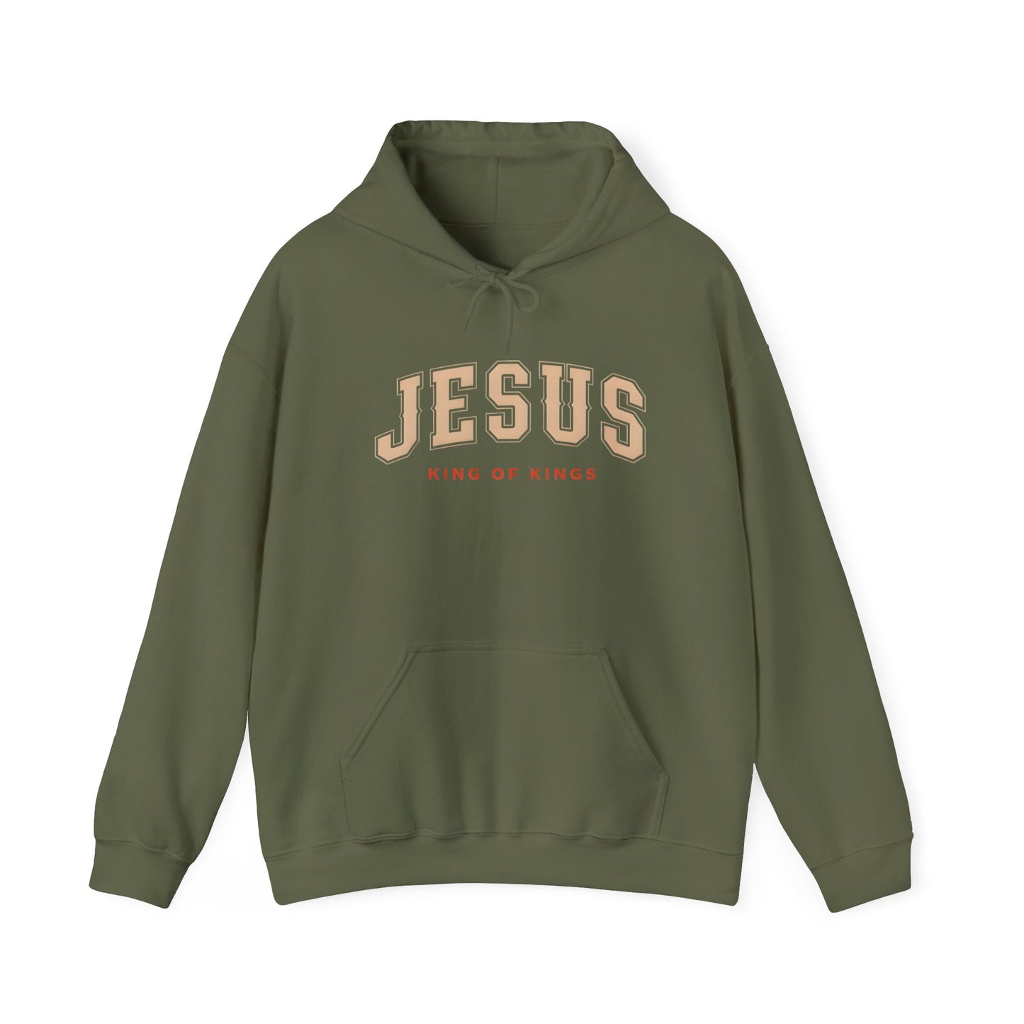 Faith-Inspired Unisex Hoodie - Jesus, King of Kings, Cozy Streetwear, Perfect Gift for Religious Occasions, Christian Apparel, [...]