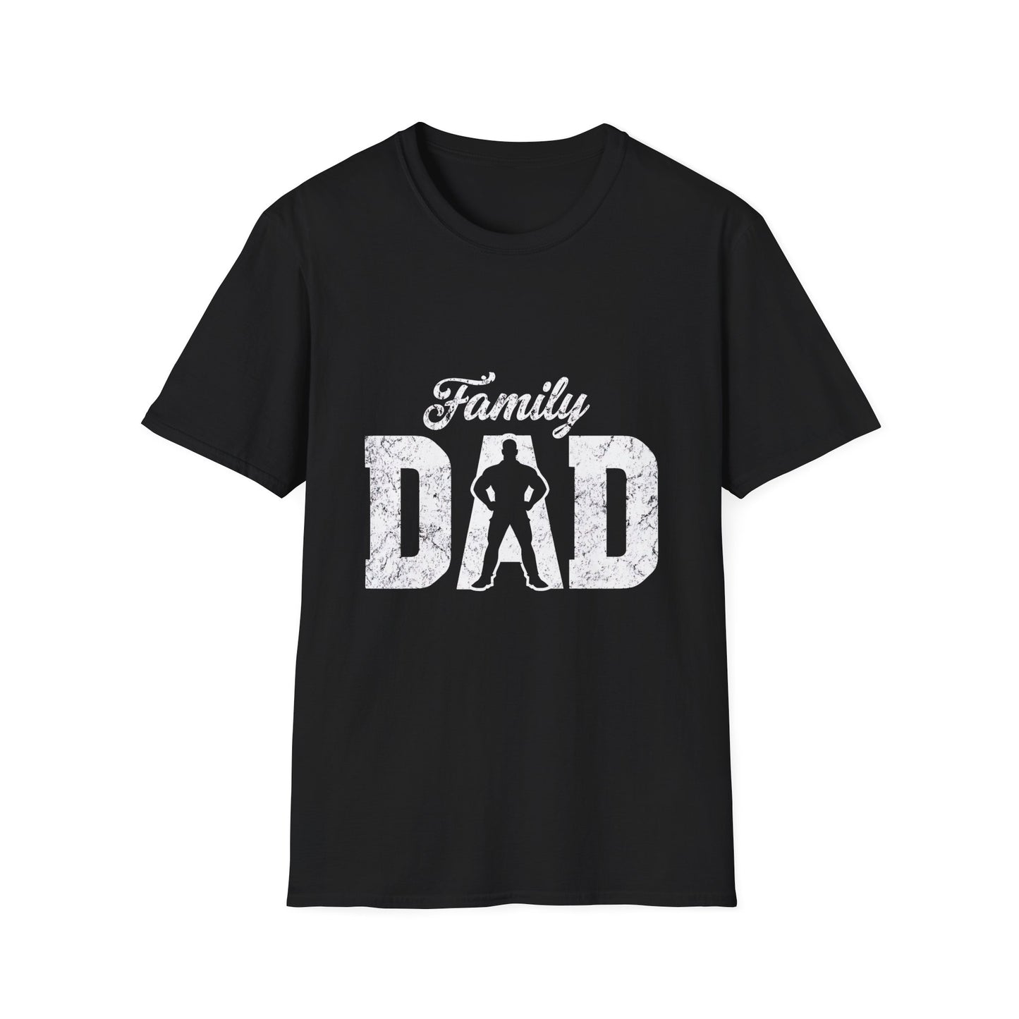 Family Dad Unisex Softstyle T-Shirt - Perfect Father's Day Gift, Dad Casual Wear, Family Reunion Outfits, Everyday Comfort