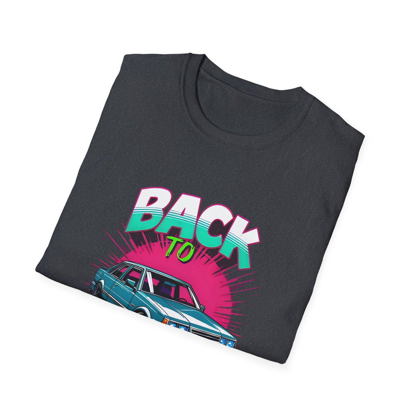 90s Retro Unisex Softstyle T-Shirt, Cool Vintage Car Tee, Nostalgic Graphic Shirt, Casual Gift for Car Lovers, Summer Fashion, Unisex Outfit