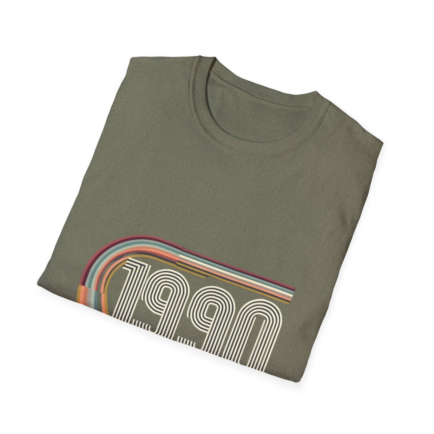 Retro 1990 Unisex Softstyle T-Shirt | Vintage Style Tee, 90s Nostalgia Shirt, Gift for 90s Kids, Casual Wear, Birthday Present
