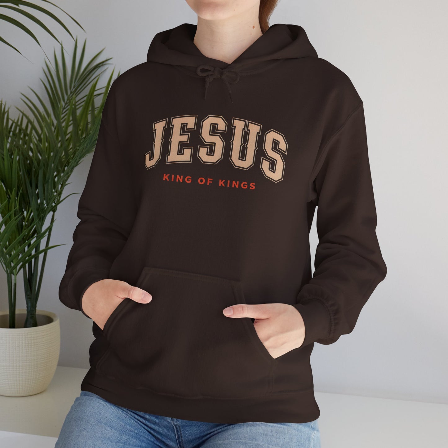 Faith-Inspired Unisex Hoodie - Jesus, King of Kings, Cozy Streetwear, Perfect Gift for Religious Occasions, Christian Apparel, [...]