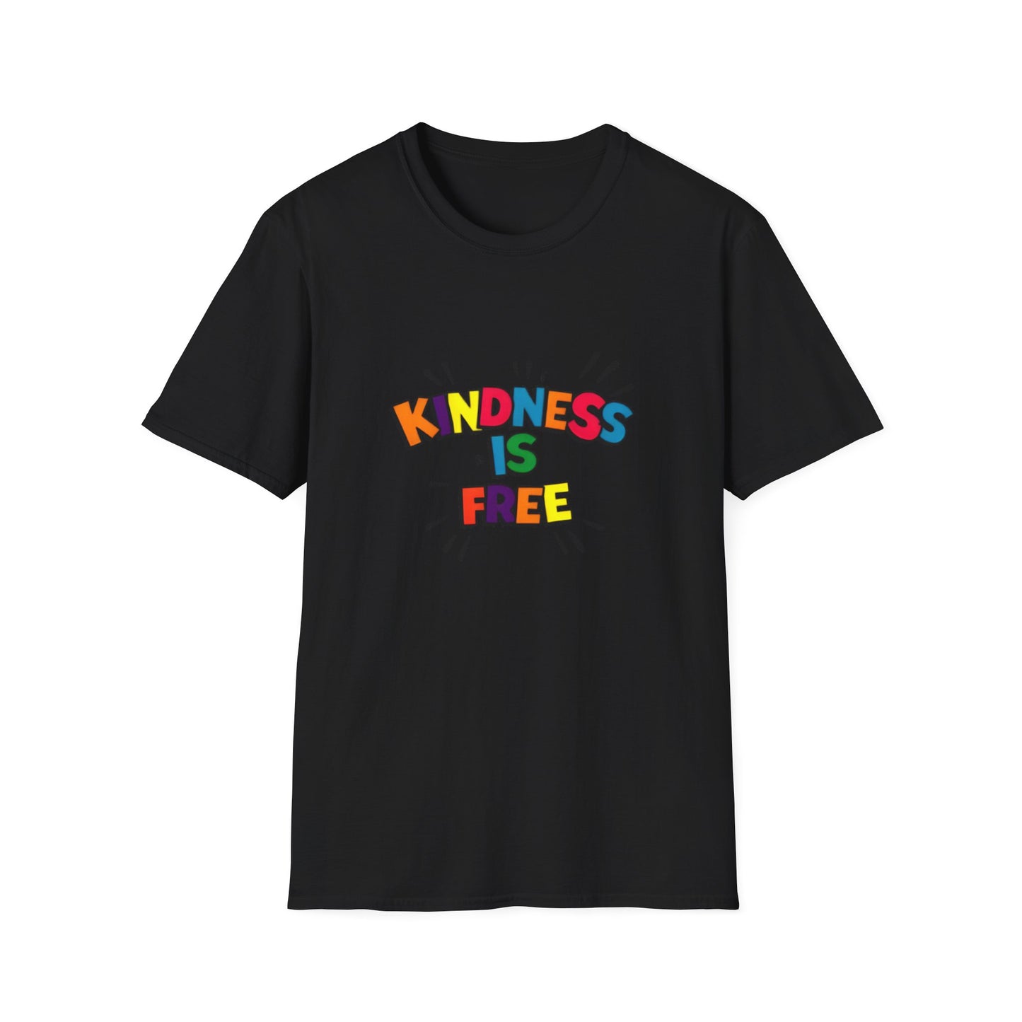 Kindness Is Free Unisex Softstyle T-Shirt | Inspirational Graphic Tee for Everyday Wear, Gifts, and Casual Outfits | Positive Vibes Apparel